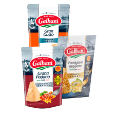 Galbani rasp Gran Gusto, Grana Padano of Parmigiano Reggiano